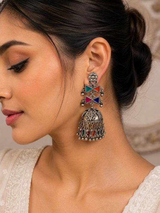 Rangmahal Tassel Jhumkis