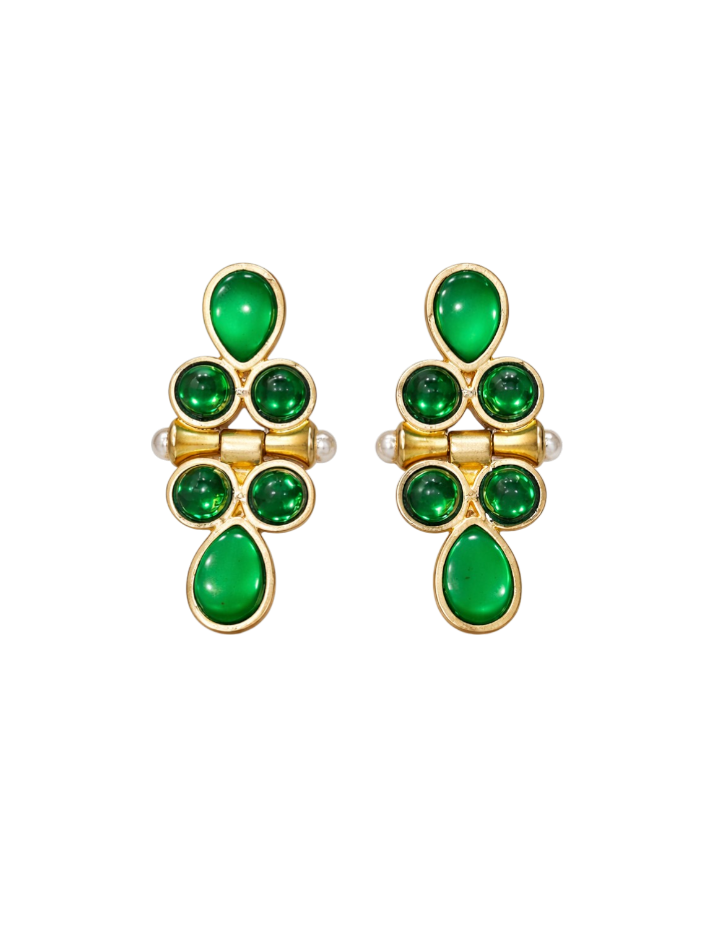 EMERALD ROYALE EARRINGS