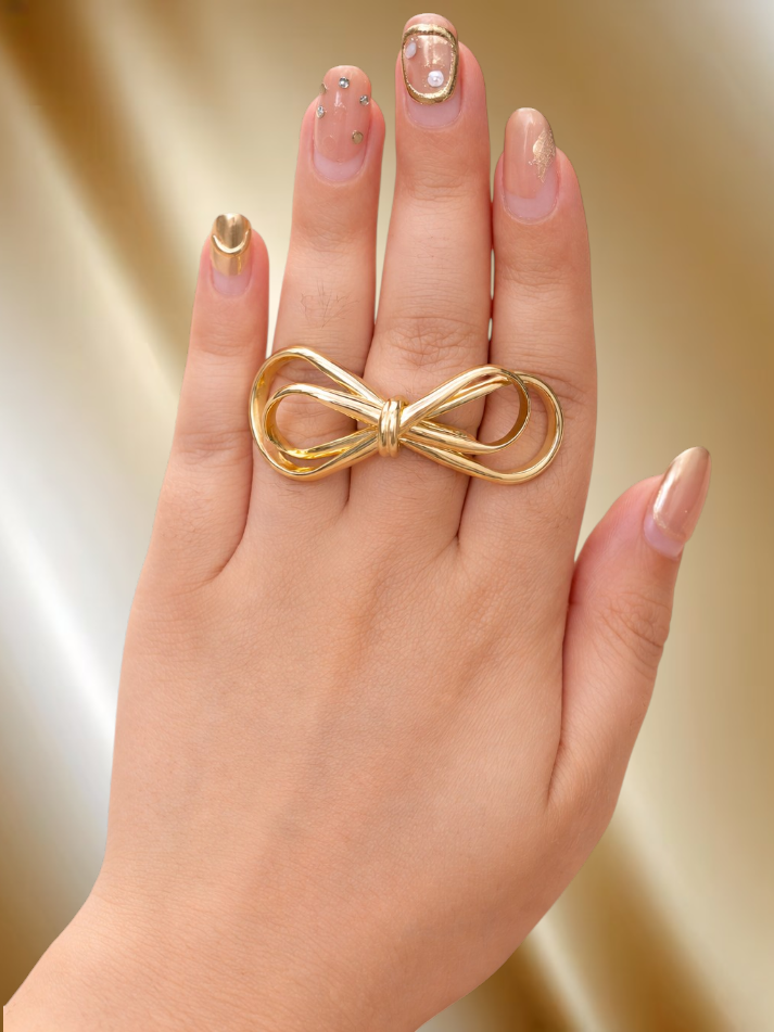 GOLDEN KNOT MUSE RING