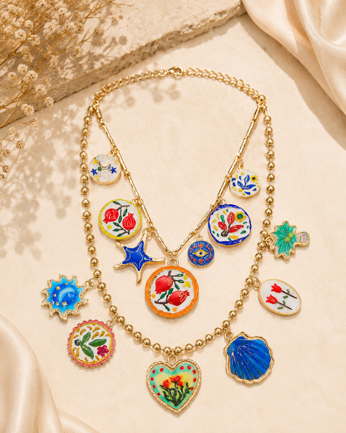 Amalfi Charm Story Necklace
