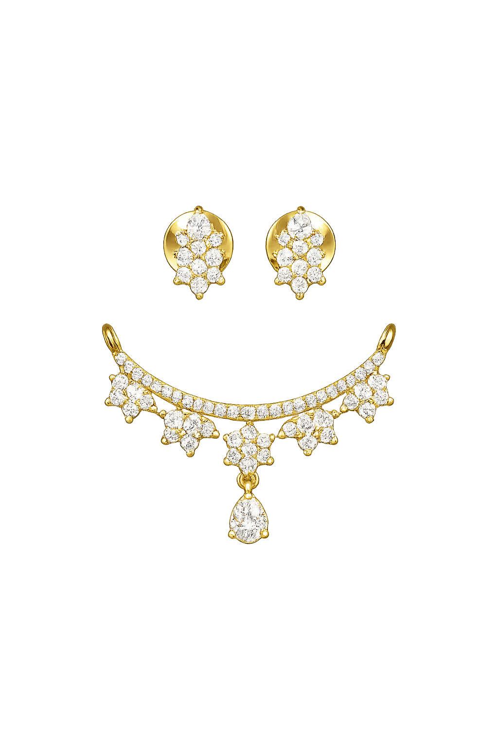 Dewlina Charm Pendant Set