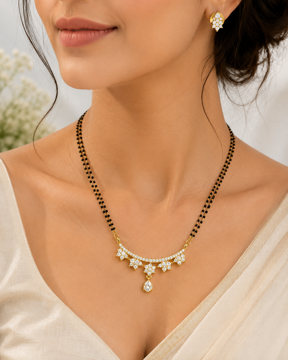 Dewlina Charm Pendant Set