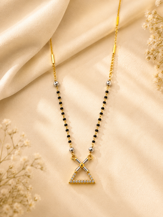Trikonya Mangalsutra
