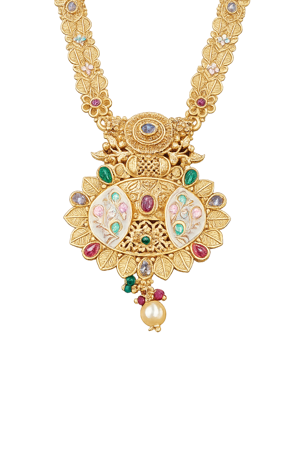 Pushparaga Varnika Haar Set