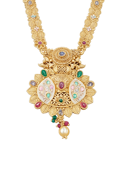Pushparaga Varnika Haar Set