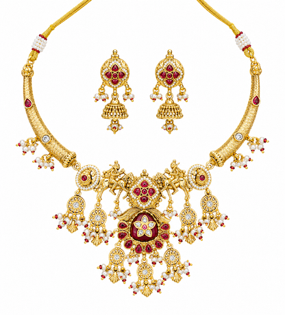 Ashvayukta Ratnashree Haar Set