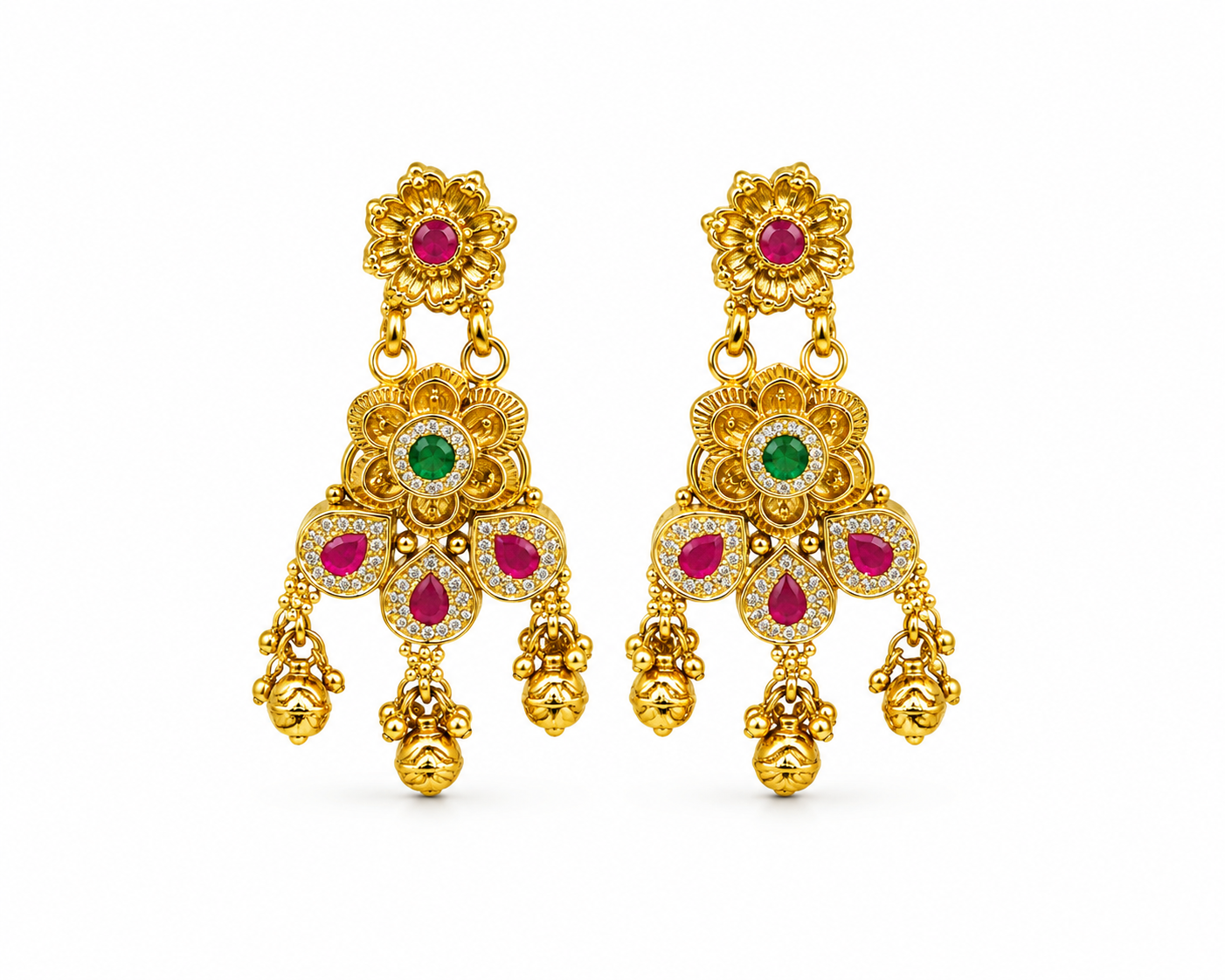 Svarnakeshi Panchdhara Haar Set
