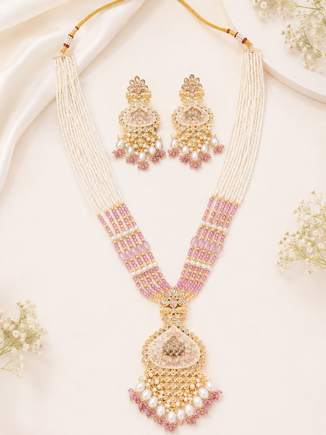 Mrinalika Pushparasmi Haar Set
