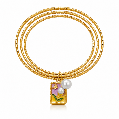 Gulnaar Grace Charm Bangle