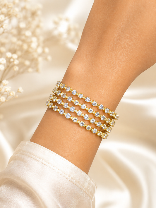 Noor Royale Dual-Tone Bangles
