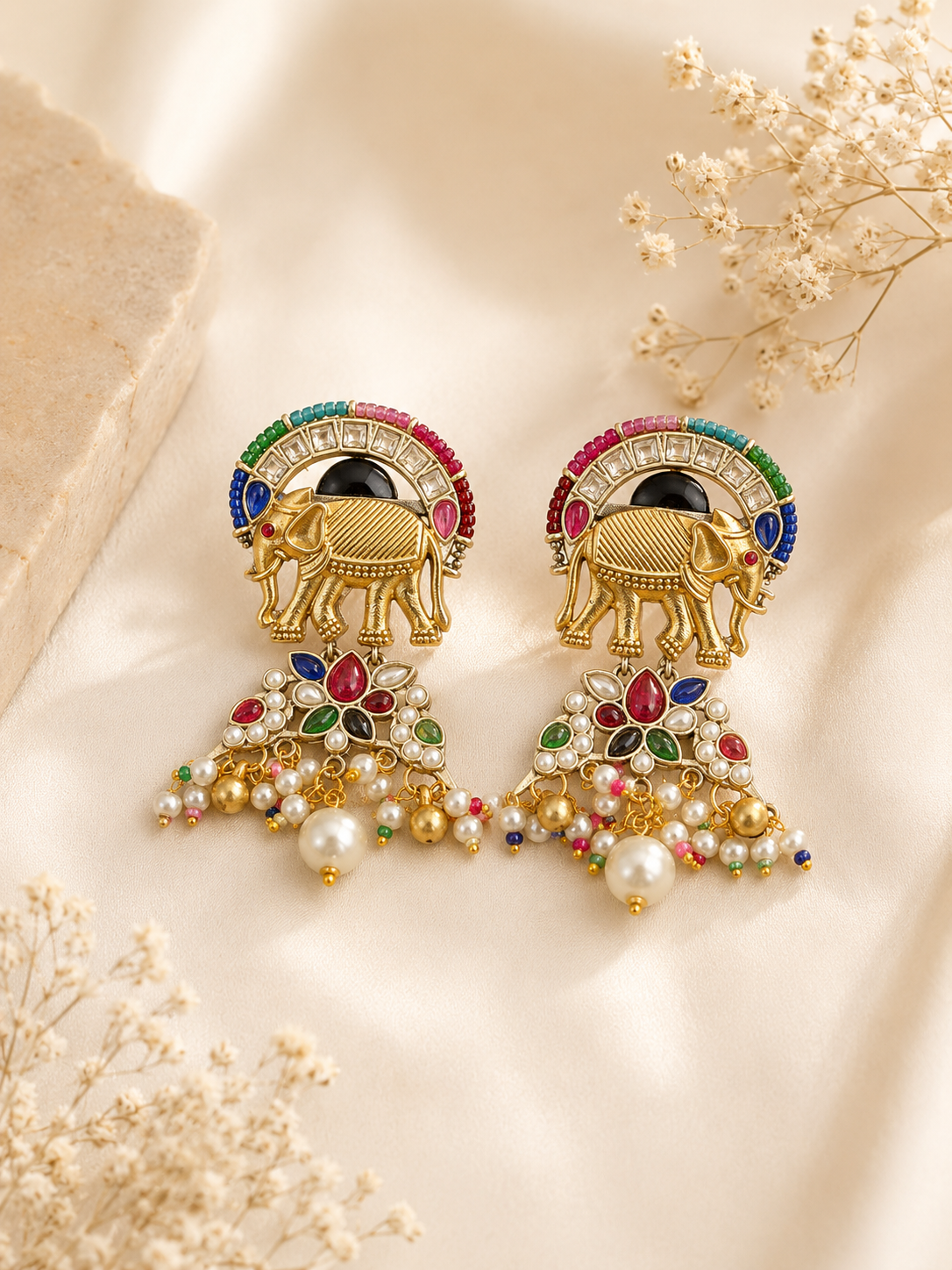 Rangmahal Haathi Jhumkis