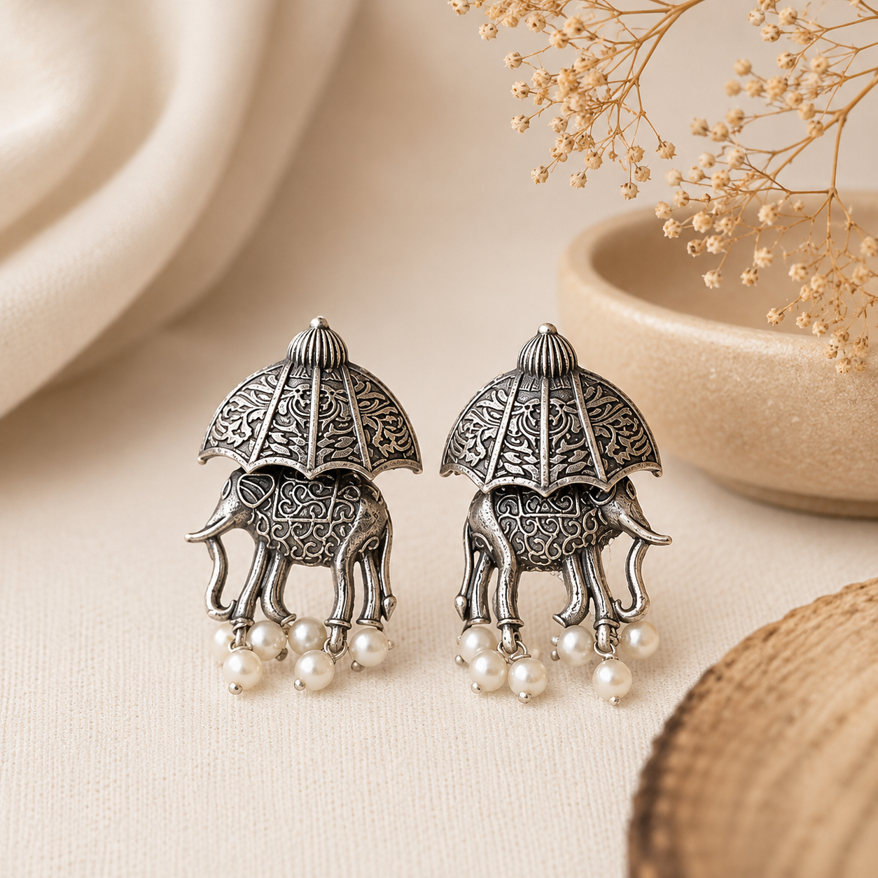 Chhatra Gajra Earrings