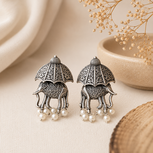 Chhatra Gajra Earrings