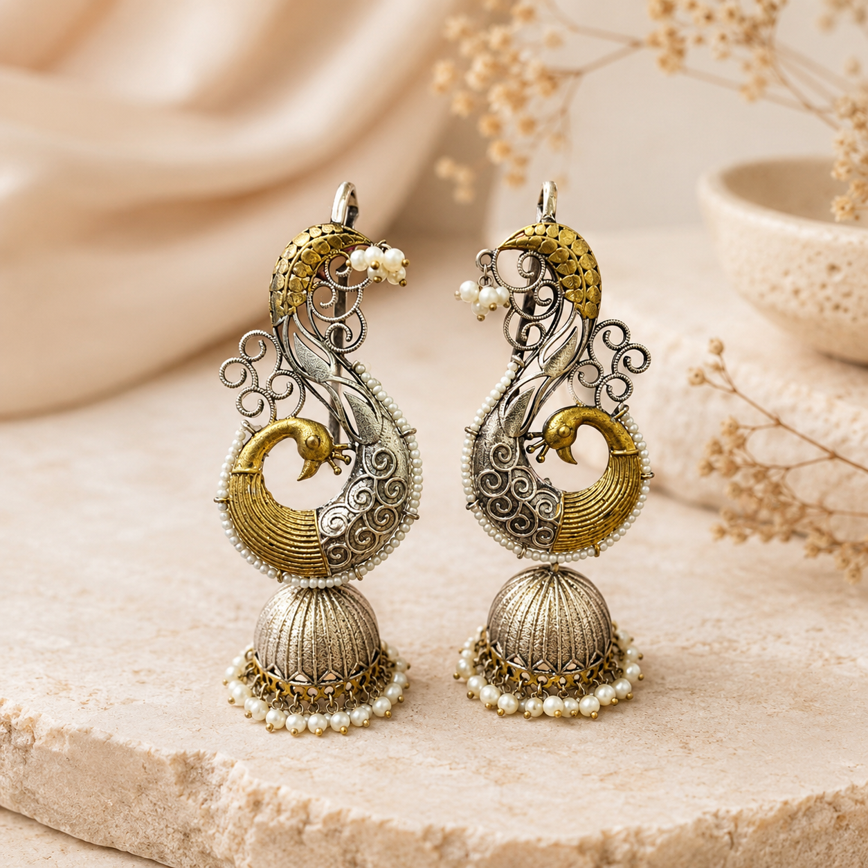 Mayurvaani Jhumkis