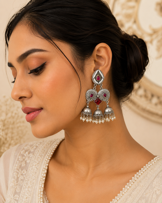 Raktim Mehrang Jhumkis