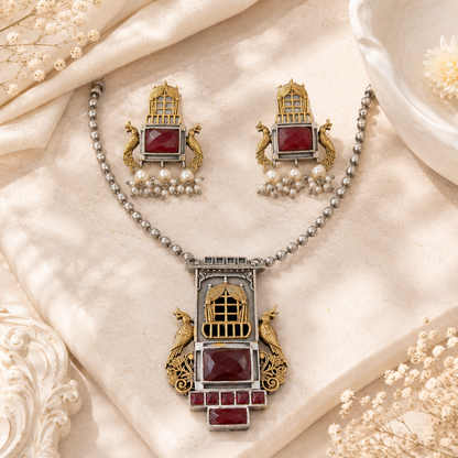 Jharokha Mayur Set