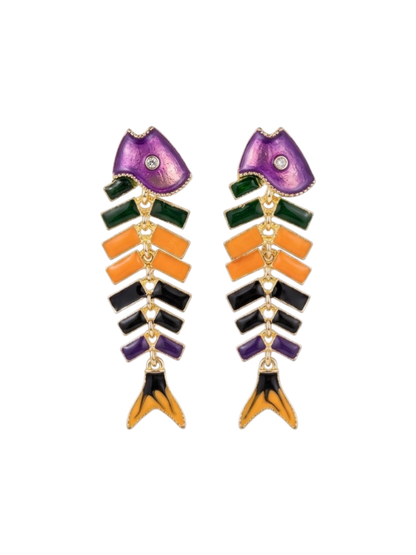 COLORED FISHBONE DROPS
