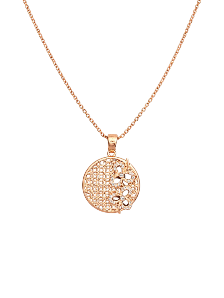 Rose Bloom Filigree Necklace