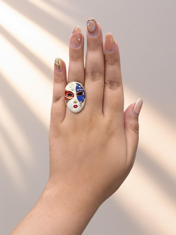 MYSTIQUE MASK RING