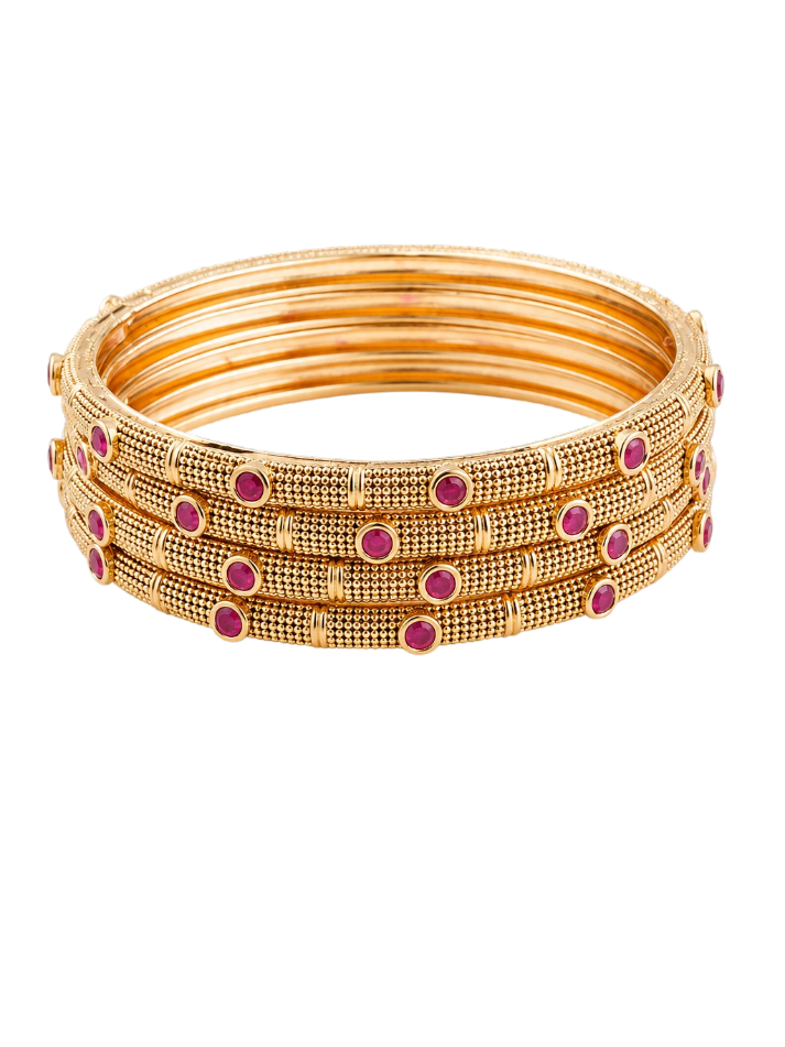 Zehra Ruby Classic Bangles