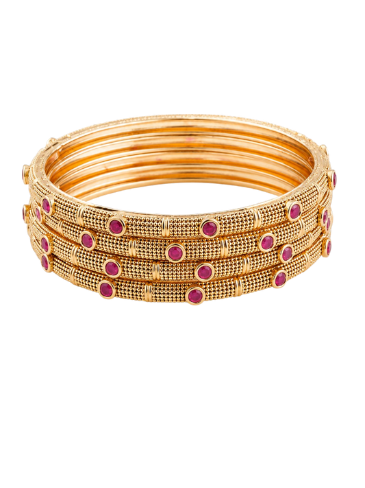 Zehra Ruby Classic Bangles