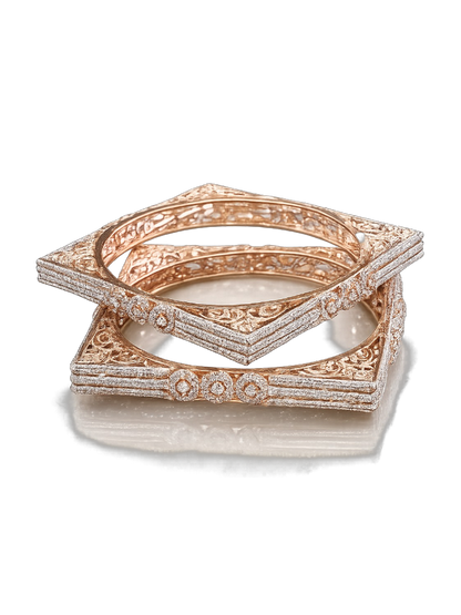 Elanora Geometric Luxe Bangles