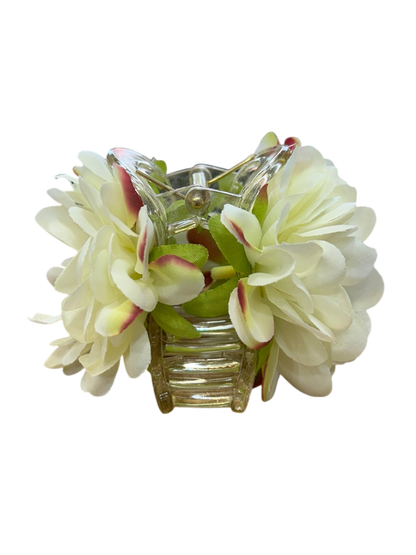 Blush Bloom Floral Claw Clip
