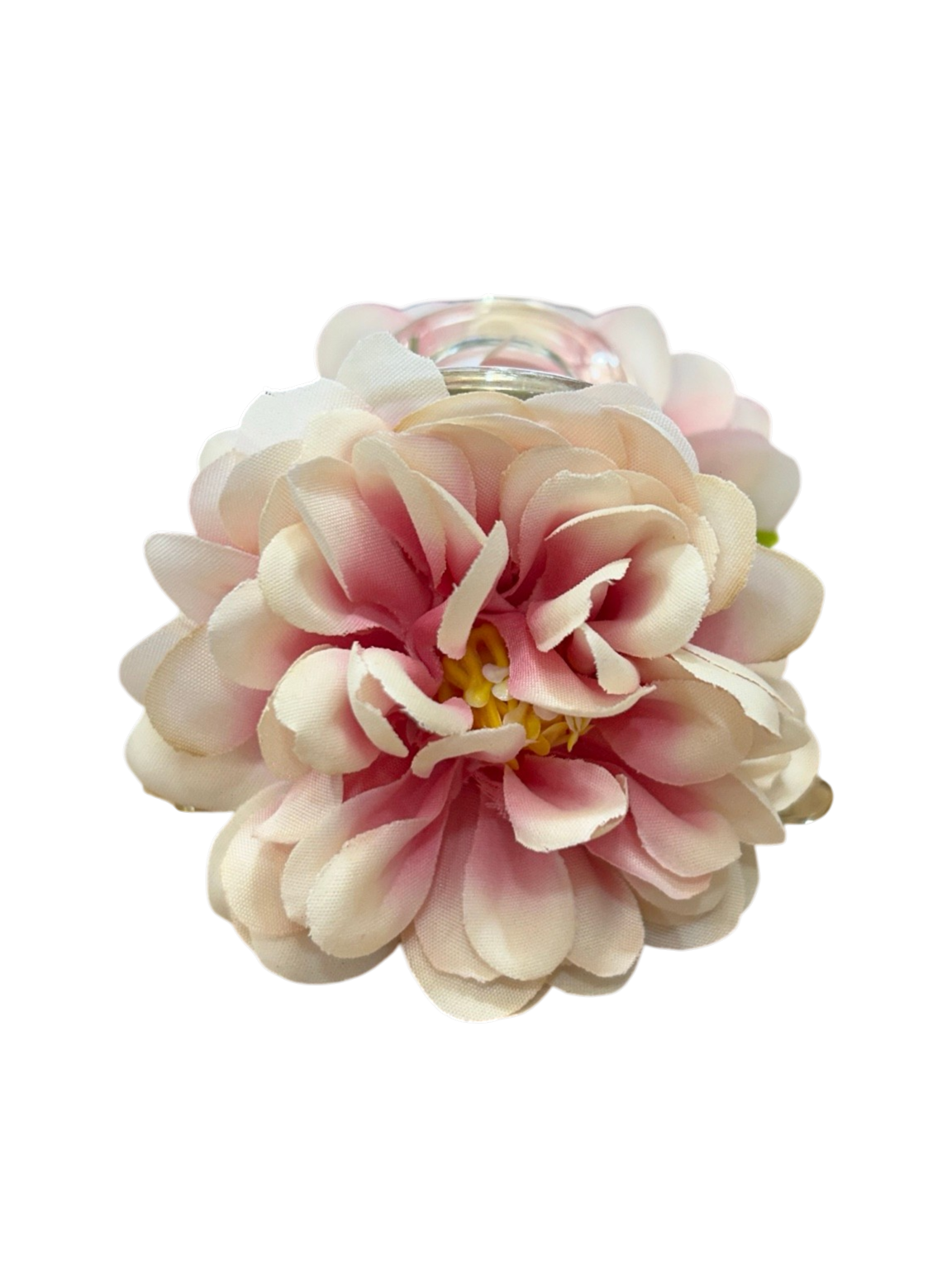 Blush Bloom Floral Claw Clip