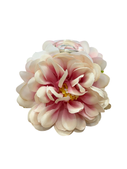 Blush Bloom Floral Claw Clip