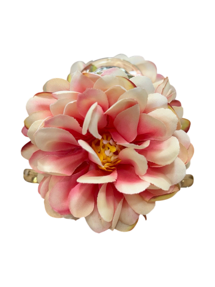 Blush Bloom Floral Claw Clip