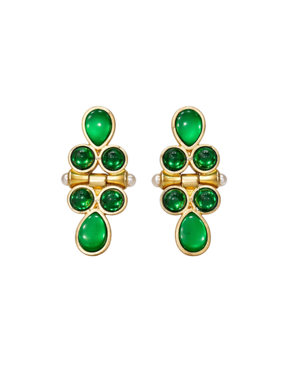 EMERALD ROYALE EARRINGS