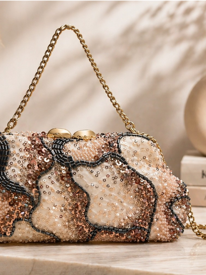 Champagne Sparkle Luxe Bag