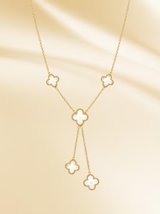 IVORY CLOVER LUXE NECKLACE