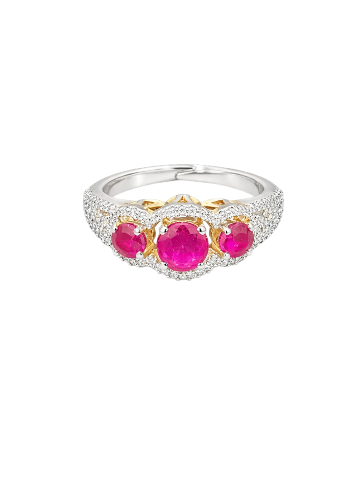 Roselle Trinity Ring