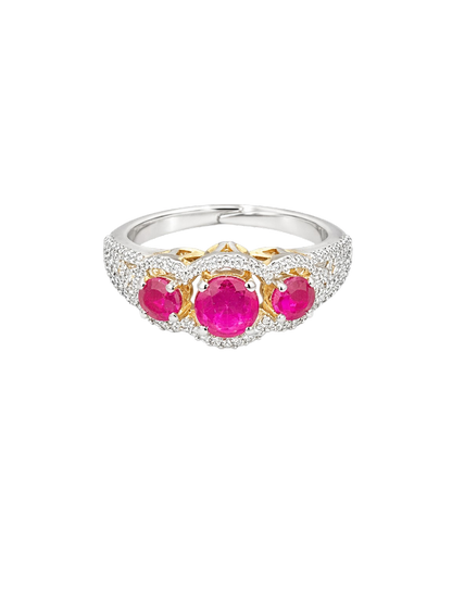 Roselle Trinity Ring