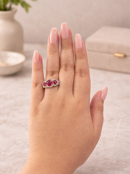 Roselle Trinity Ring